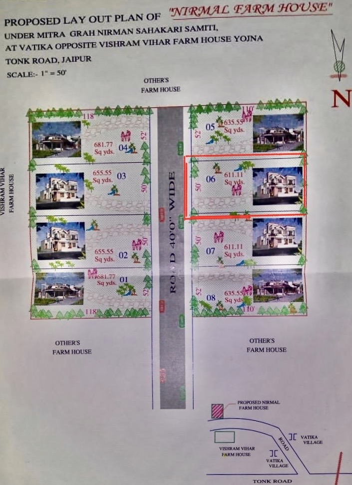 Premium Farmhouse Plot for Sale in Nirmal Farm House Vatika Sanganer Jaipur – Book Now 2