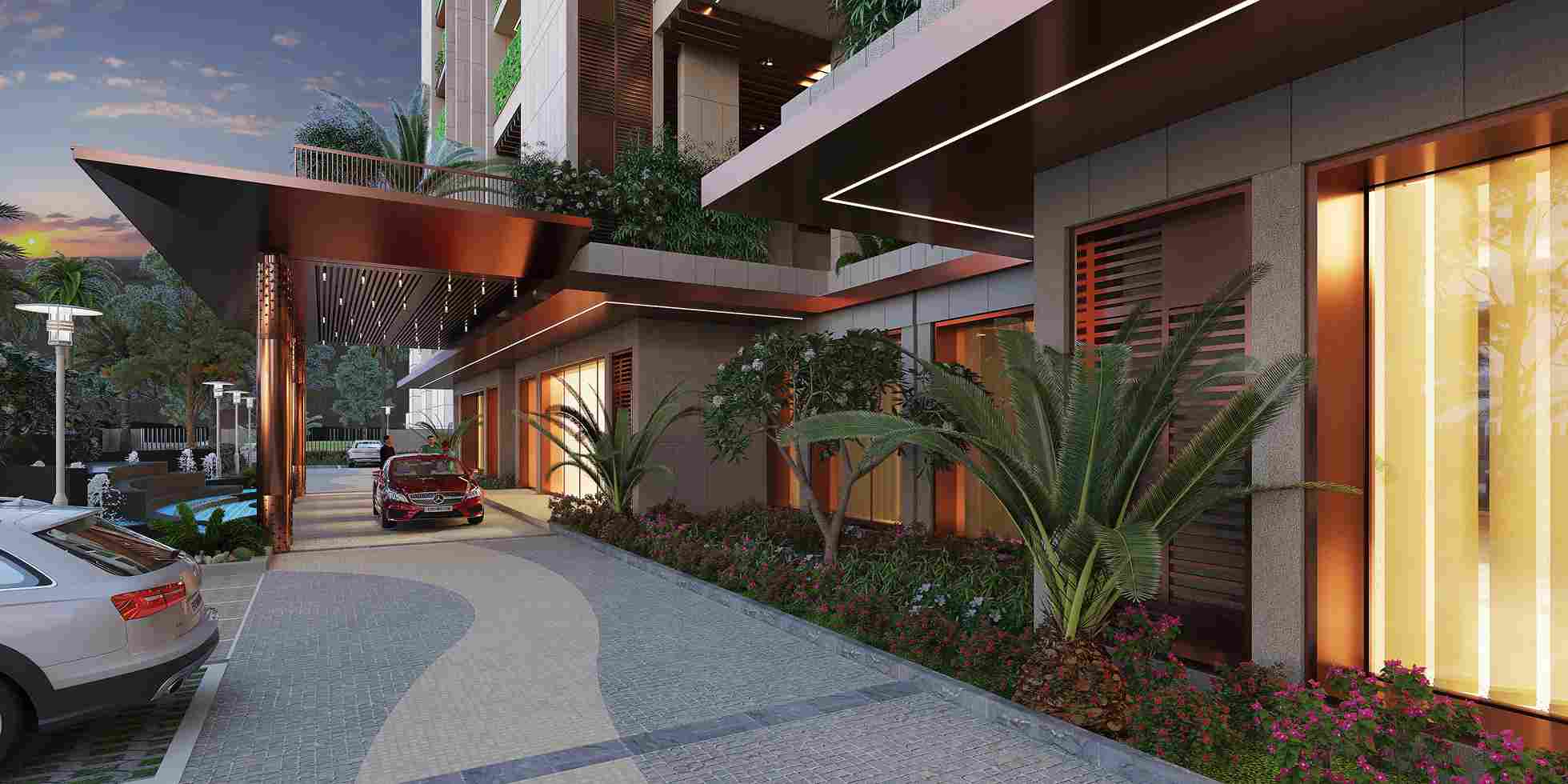 Times Residency – 2/3 BHK Premium Flats in Jagatpura, Jaipur | By Shiv Sital Builders | Rajasthan's First Fully Stone-Cladded Building, 40+ Clubhouse Amenities, 65% Open Area 3