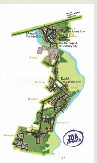 JDA Approved Residential Plot – Indicity Nilgiri, Bagru, Jaipur 2